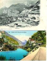 St. Maurice VS 2 AK 1904 Dorf Berg Rhone 1904 sehr gut erhal