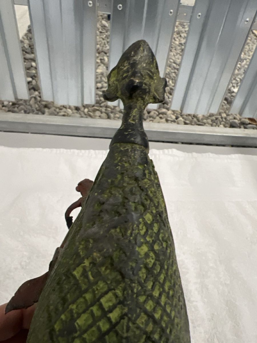 Statuette: Altes afrikanisches Boot,Bronzeguss-Handarbeit,Deko! – Usato da Zürich venduto da Privat_13 2