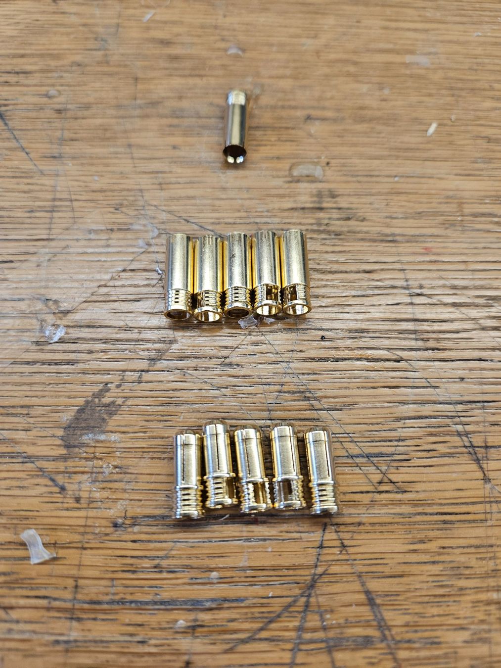 Modellismo RC: 5 Paar Supra X 6mm Goldstecker – Nuovo (secondo la descrizione) da Wiesendangen venduto da automatiker01