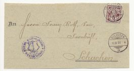1898 Wolhusen Werthenstein nach Schachen Gemeinderatskanzlei