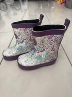 Gummistiefel Kinder Einhorn Muster lila 