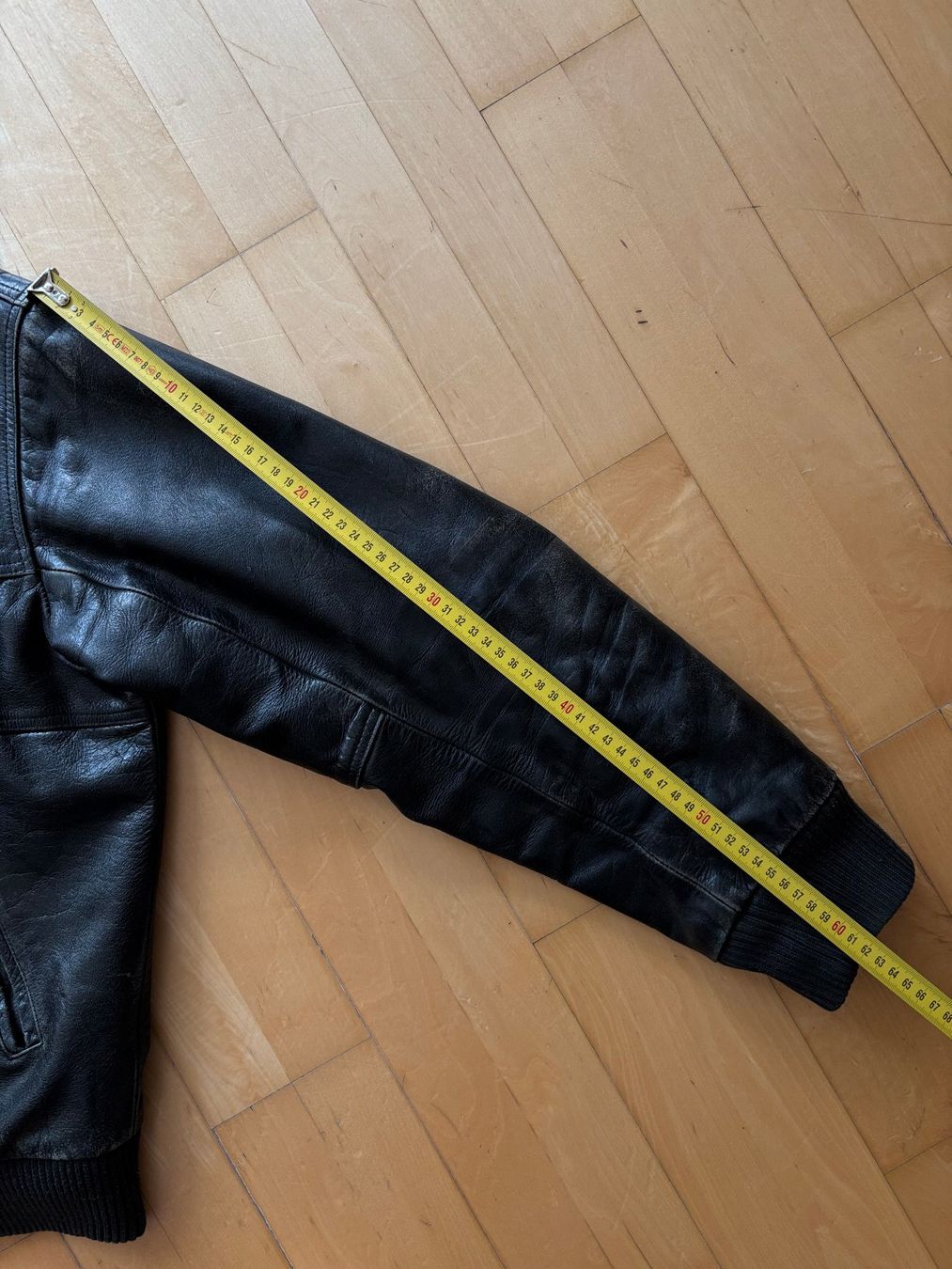 Giacche: Vintage Black Oryx Leather Bomber Jacket – Usato da Belmont-sur-Lausanne venduto da Cedr_Barto 7