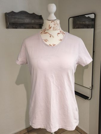 Charles Vögele Basic T-Shirt Gr. XL Zartrosa ☁️Sommer TOP**