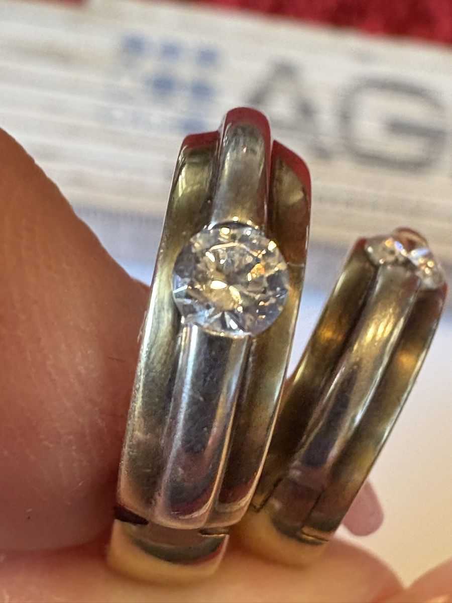 Orecchini pendenti & Orecchini a lobo: 375 Gold Ohrringe mit zirkonia  – Usato da Murten venduto da Tzaugg 5