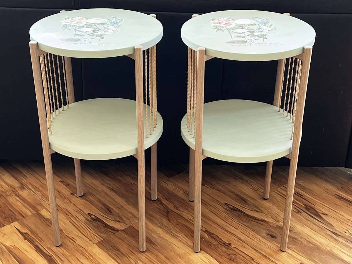 Comodini: Schicker Beistelltisch mit Blumenmuster – Usato da Flurlingen venduto da MIPILG 2