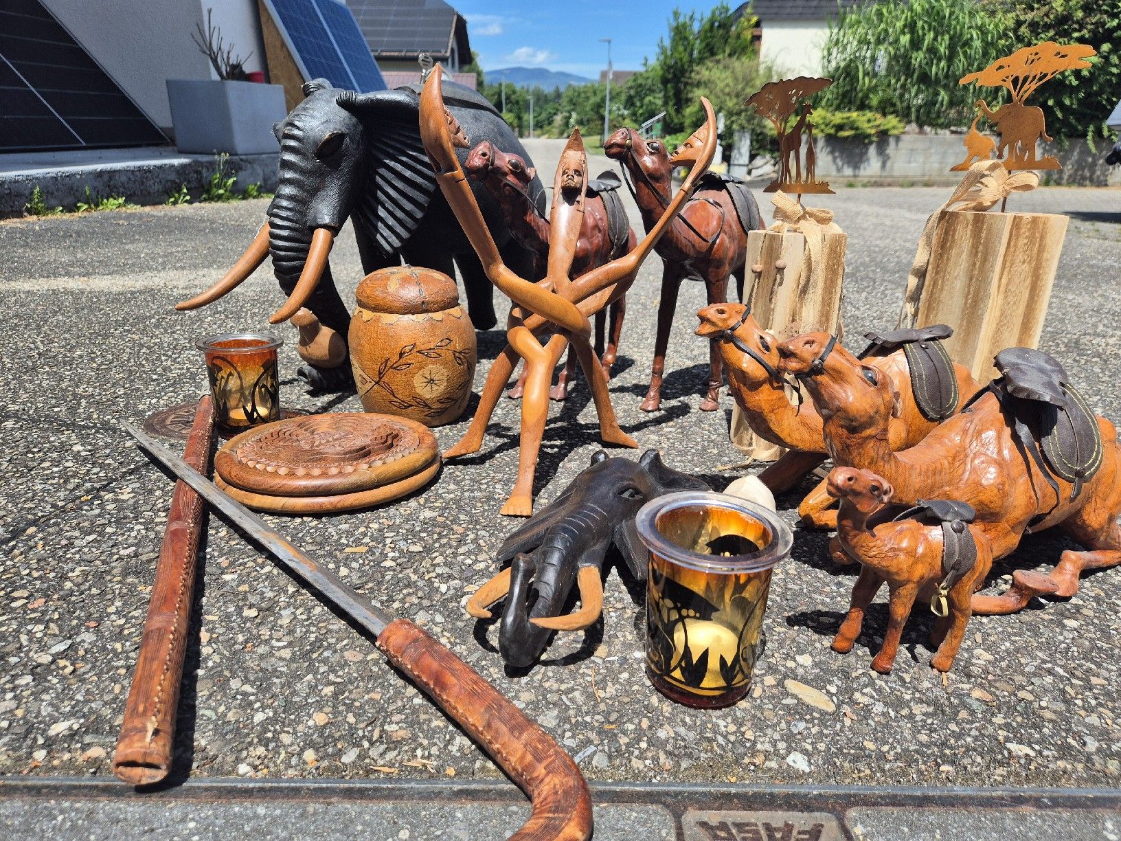 Tutte le decorazioni: Afrikanische Figuren Deko  – Usato da Wynau venduto da Bastel87 5