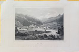 ancienne gravure  d'Ander