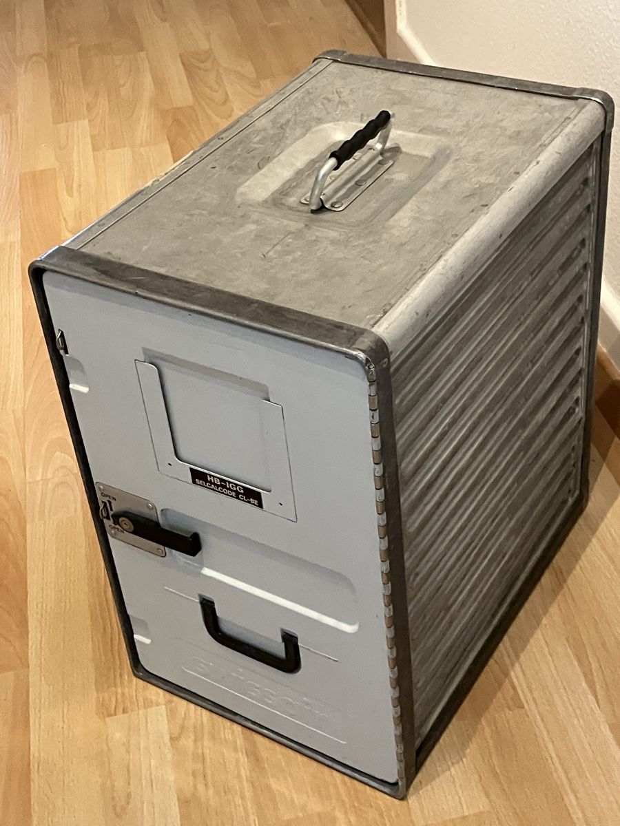Contenitori edile: Swissair Galley box container Bucher – Usato da Zürich venduto da Classic_Collection_Zurich 1