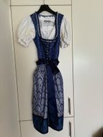 Dirndl blau weiss Grösse 40
