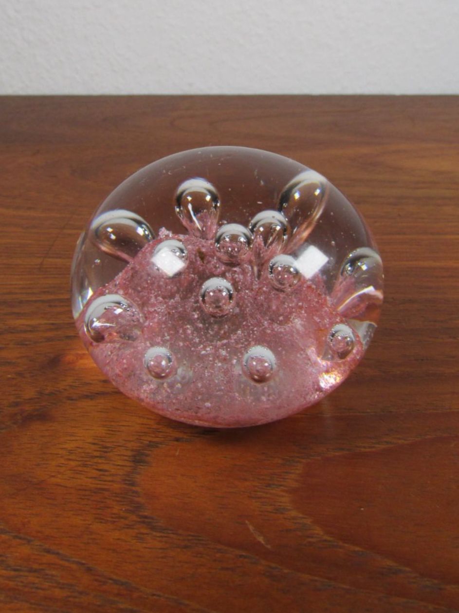 Statuette: Vintage Controlled Bubble Briefbeschwerer Caithness Stil 70s – Usato da Ostermundigen venduto da Zytrum 1