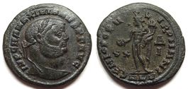 GALERIUS as Caesar bronze Follis (301 AD)