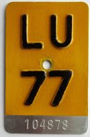 Mofa Töffli Luzern 1977 LU 77