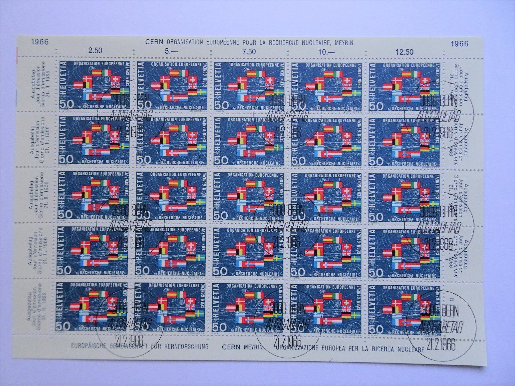 Tutti i francobolli: 1966 mit Abart – Nuovo (secondo la descrizione) da Aadorf venduto da Chnorli-Furz