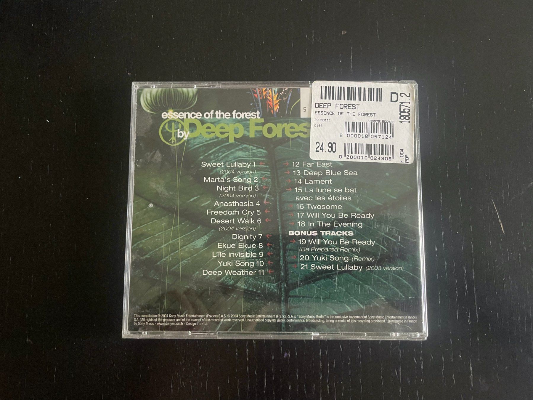 CDs: CD Deep Forest Best Of 2004 – Gebraucht aus Villeneuve VD von vin_7zm6 1
