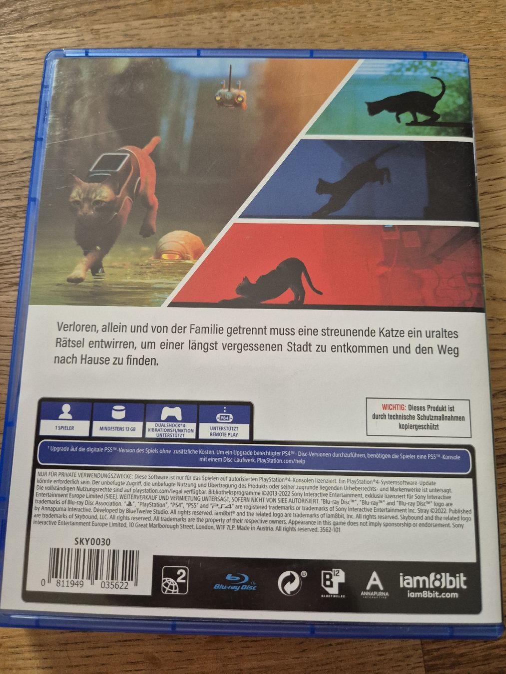 Spiele: Stray PS4 Spiel neuwertig – Gebraucht aus Hedingen von oze_6gpj 1