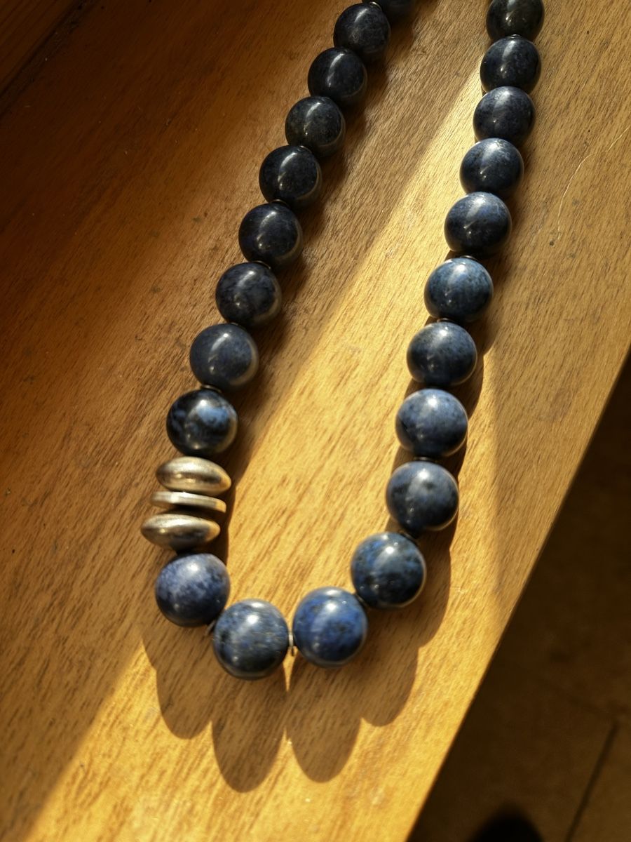 Catenine: Tolle Lapislazuli Kette – Usato da Donat venduto da troja007 1