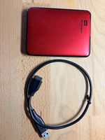 Disque dur externe WD My Passport 500 Go USB 3.0 rouge