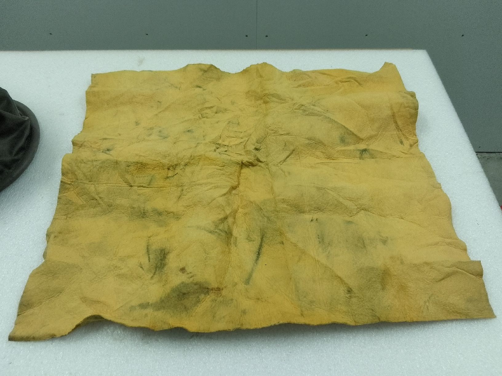 Töpfe: Faltbarer Militär-Eimer, olivgrün mit Leder. – Gebraucht aus Trubschachen von Caddy8 5