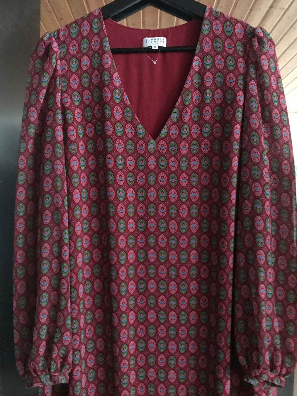Claudie Pierlot Vestiti: Robe tunique CLAUDIE PIERLOT, taille 38, 100% polyester – Nuovo (secondo la descrizione) da Morges venduto da sandy069 1