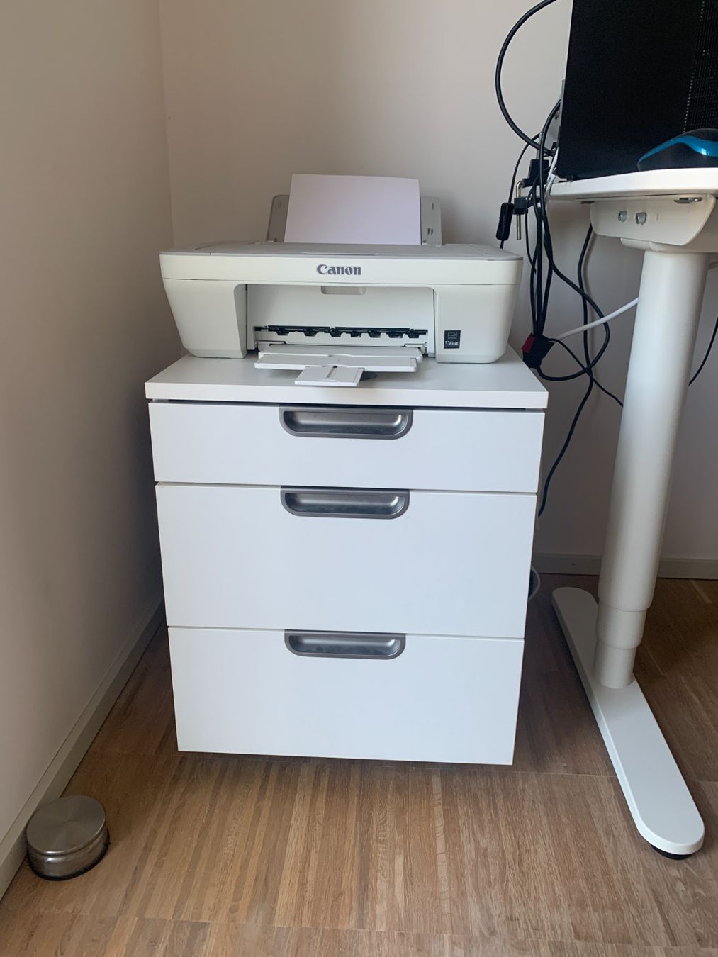 Ikea Banconi: Schubladenelement auf Rollen, weiß – Usato da Embrach venduto da has_8lm8