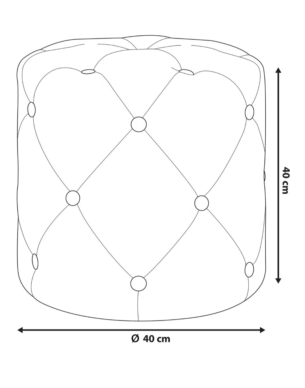 Hocker: Pouf velours rose pastel comme neuf – Neu (gemäss Beschreibung) aus Genève von cec_d6pg 2