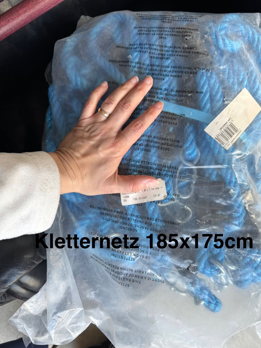 Pareti & prese d'arrampicata: Kletternetz gross, Neu – Nuovo e nell'imballaggio originale da Wasterkingen venduto da phi_6w2v