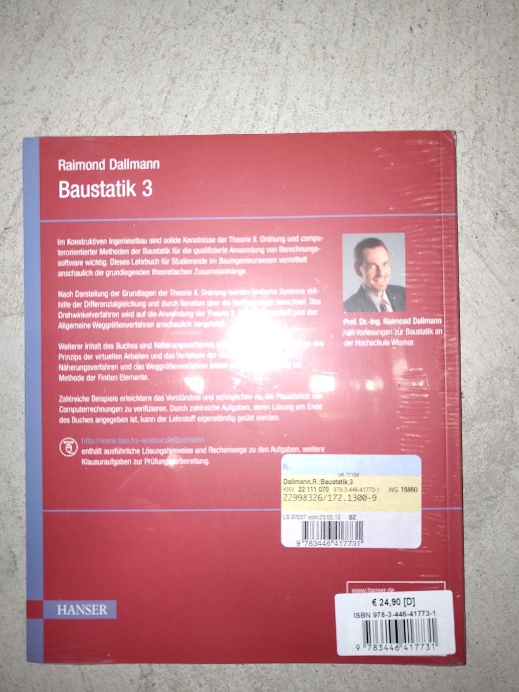 Libri: Baustatik 3 von Raimond Dallmann – Nuovo e nell'imballaggio originale da Kriens venduto da Carvid 1