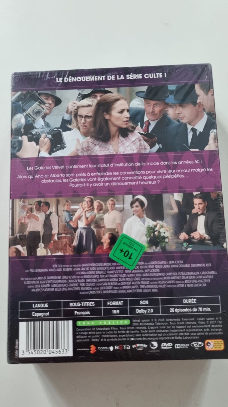 Tutti i DVDs: coffret de 9 DVD  série VELVET – Usato da La Chaux-de-Fonds venduto da mikilo1 1