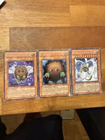 3x Yu-Gi-Oh! Karten: Kuriboh, Geflügelter Kuriboh, LV10