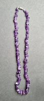 Amethyst Splitterkette Edelstein Collier 50cm Lila Twint!