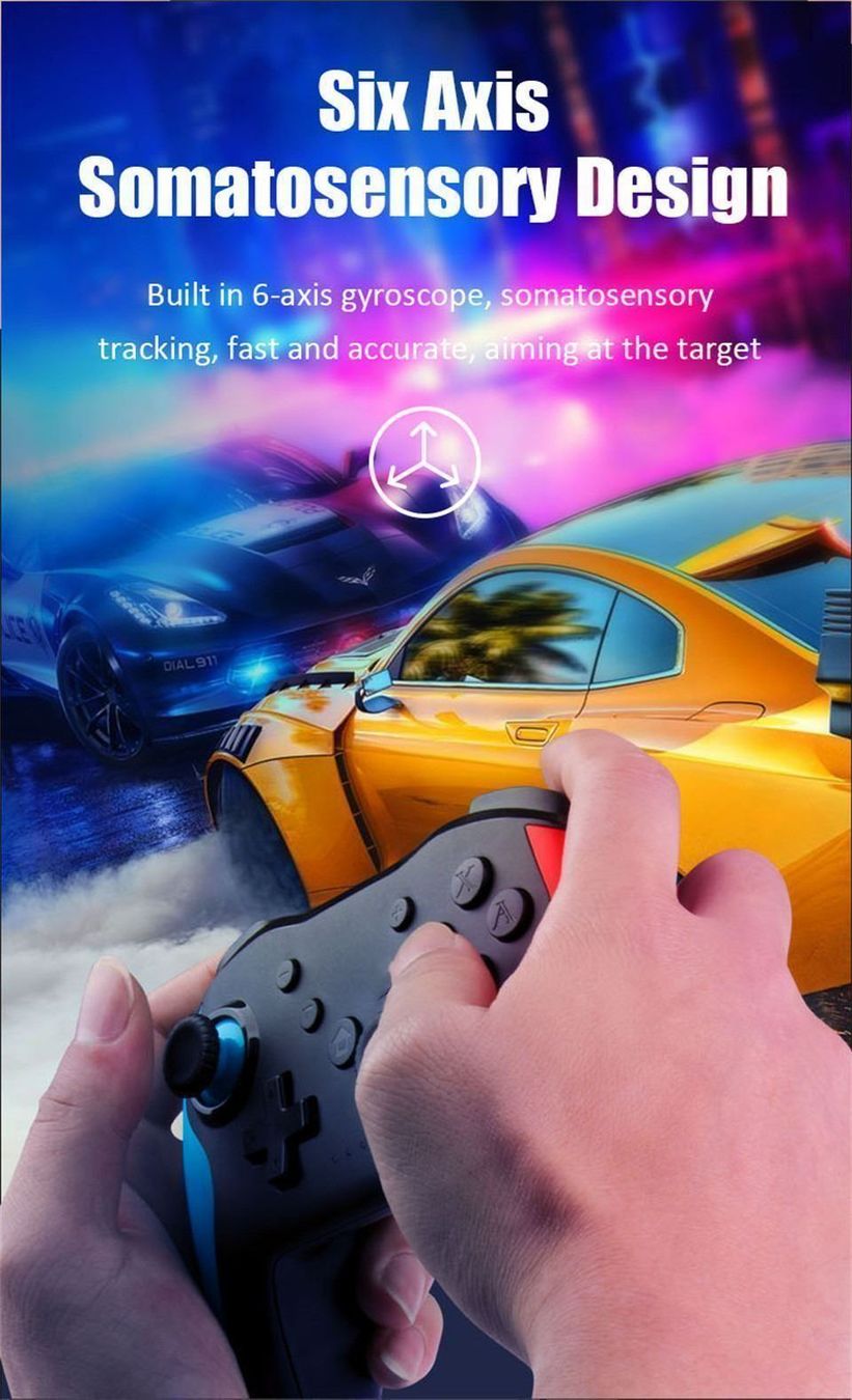 Controller: WIRELESS CONTROLLER FÜR NINTENDO SWITCH - GAMEPAD FÜR SWITCH – Nuovo e nell'imballaggio originale da Kriens venduto da swissgadget 8