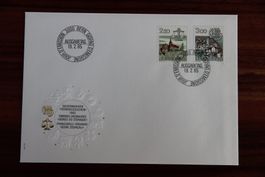 Schweiz 1985 - FDC - Dauermarken Tierkreiszeichen