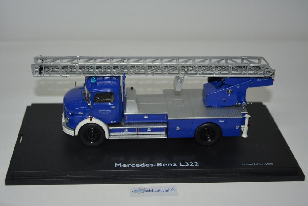 Miniature Conrad 1:50 - Mercedes Benz THW, Neuf En Boîte - Modèle Réduit Collection
