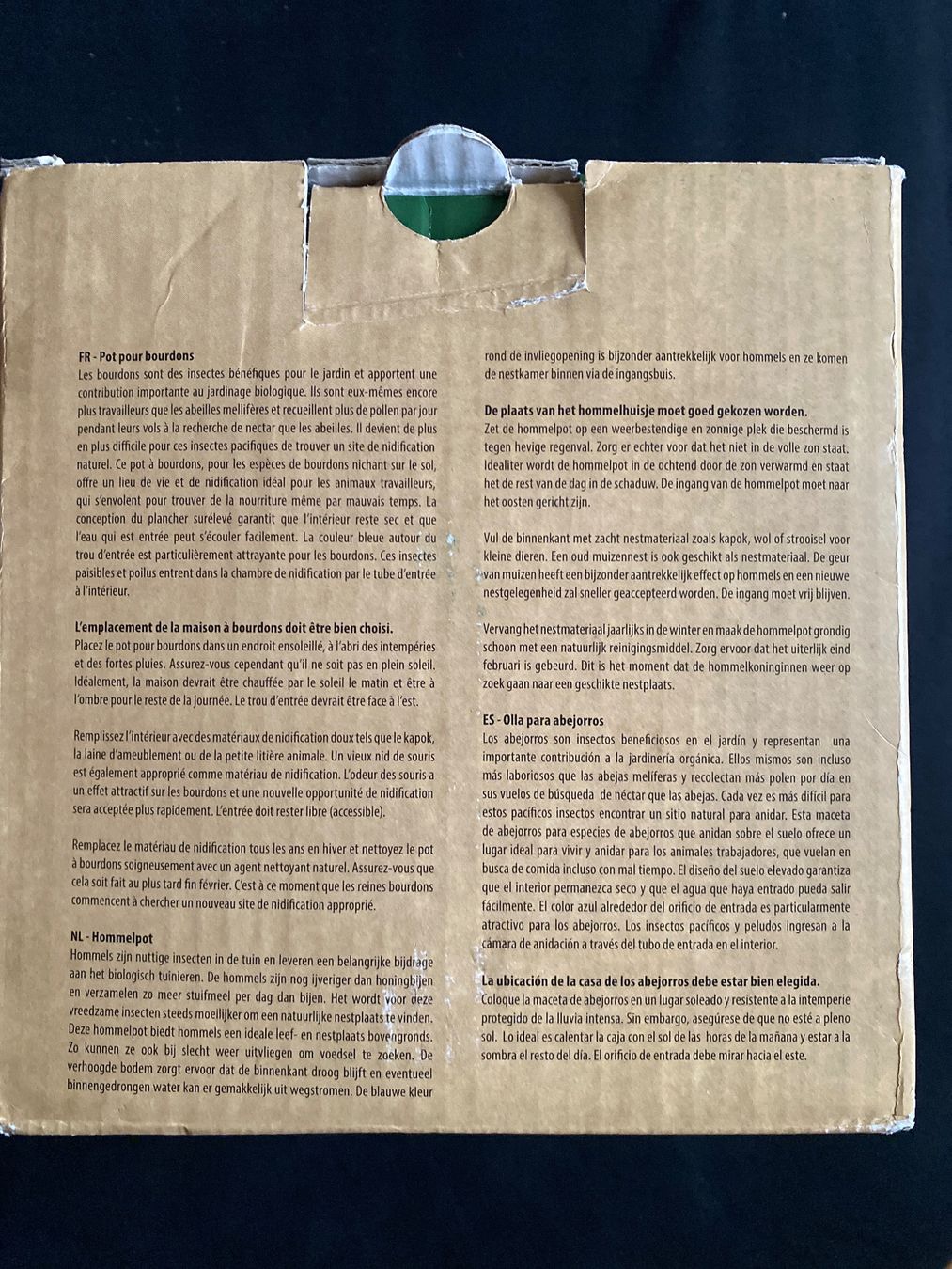 Bienenhäuser: Esschert Wildlife Hummeltopf – Neu und originalverpackt aus Horgen von CS75 2