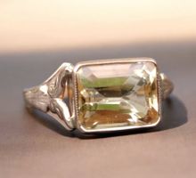 Wunderschöner Antiker Citrin Ring 14ct 585 Rosegold✨
