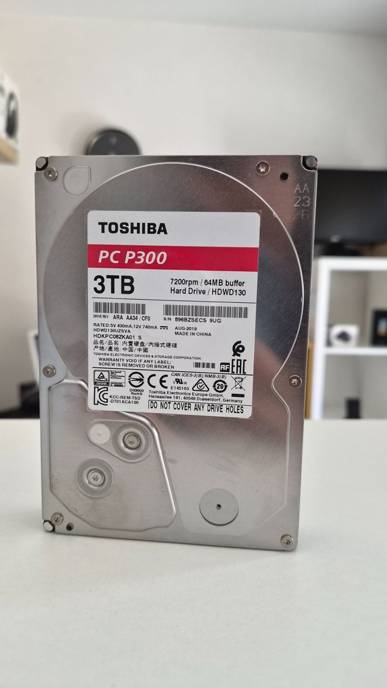 Toshiba Dischi rigidi: Disque 3.5 Toshiba 3To – Usato da Chatel-St-Denis venduto da Teck7
