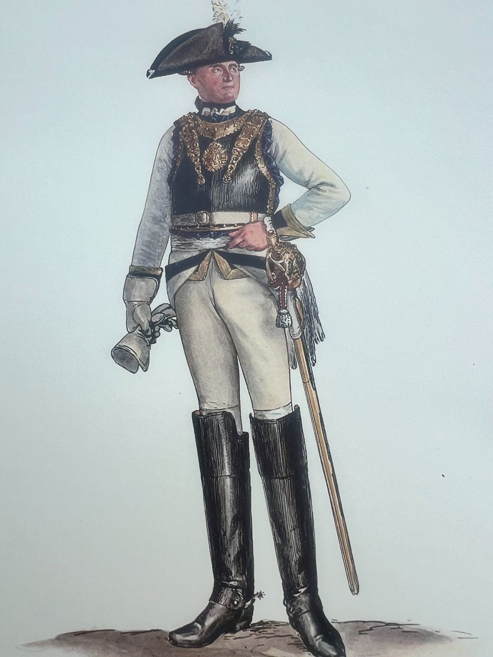 Stiche: Gravure Originale Officier Régiment de Cuirassiers No. 4 ... – Gebraucht aus Savigny von ron_q529 7