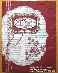 Stampin' up! Stempel: Stempelset "Auf die Liebe" von Stampin up – Gebraucht aus Frauenkappelen von 77Adi 6