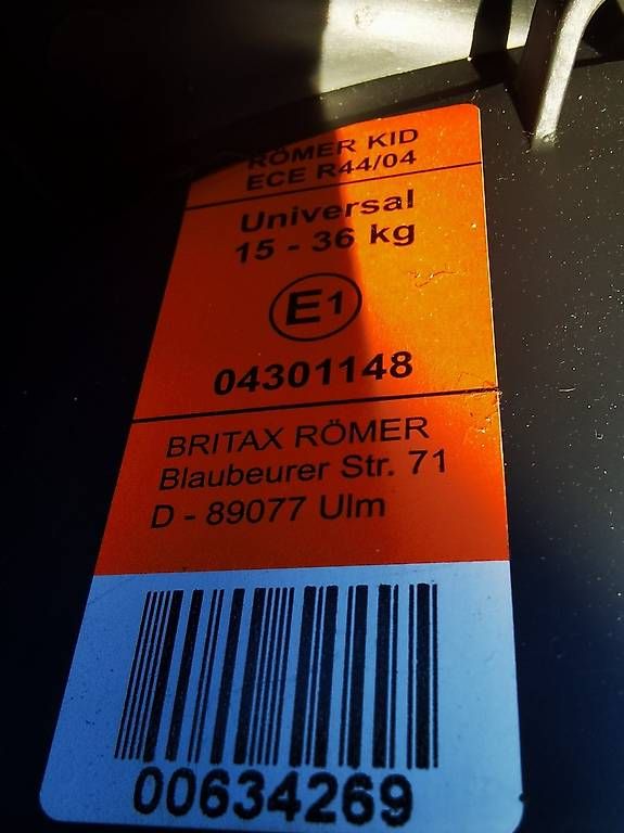 Seggiolini per auto: Siège auto Römer 15-36kg – Usato da Attalens venduto da Tpluess 1
