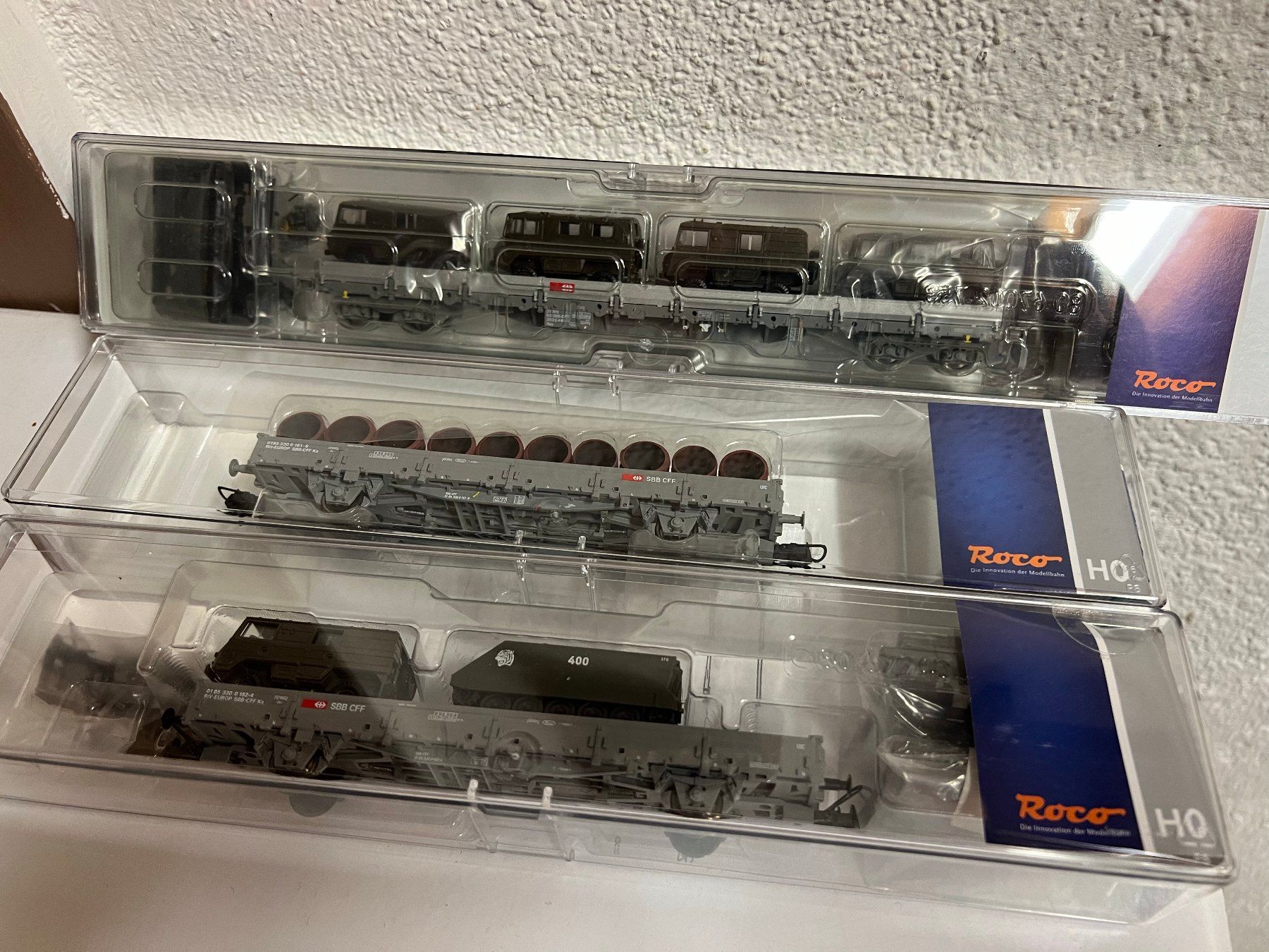 Roco 67240 + Roco 67002 2er Set / OVP / Militär + Beladung (Gebraucht ...