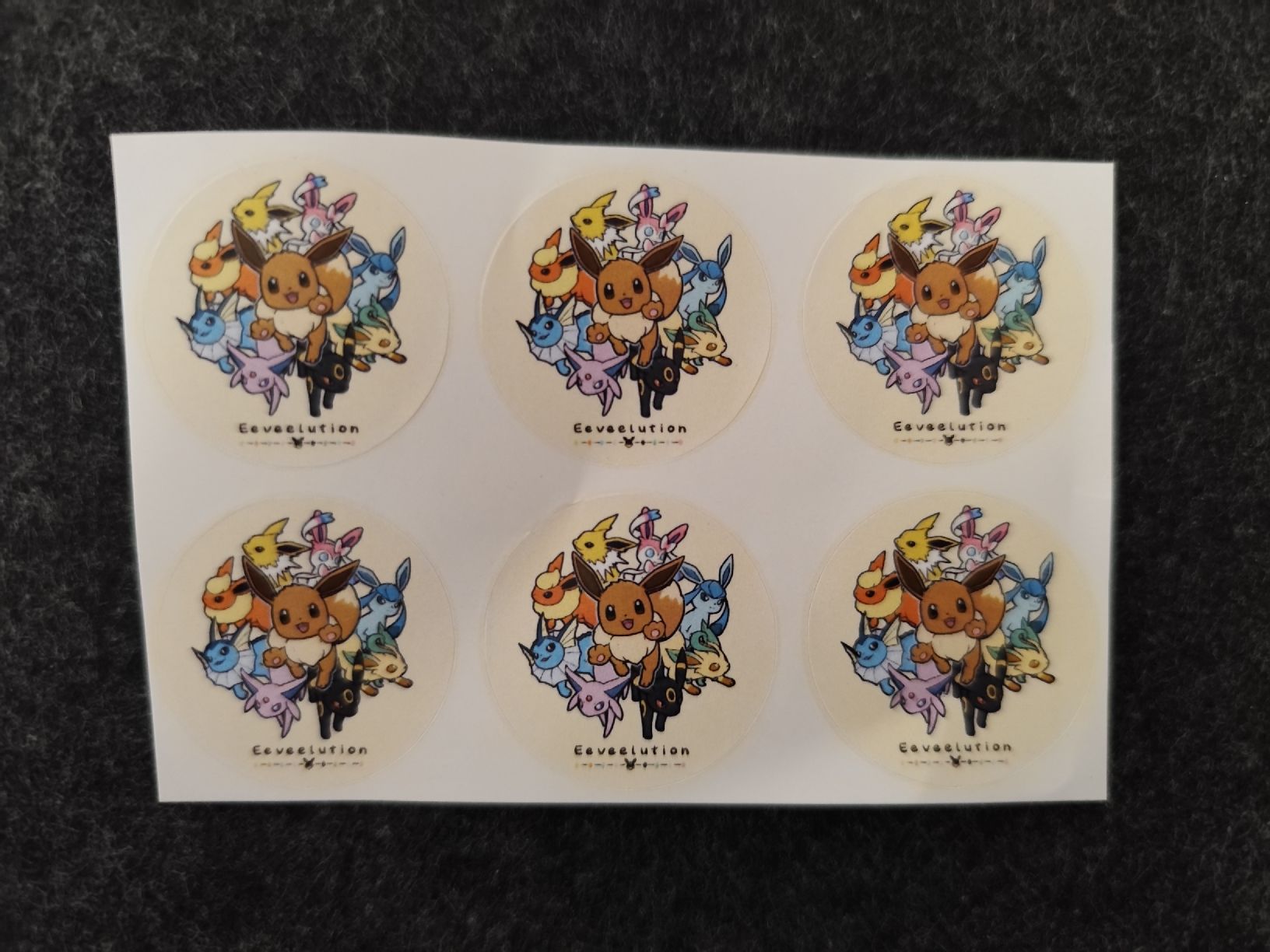 Sticker: Pokemon Eeveelution Sticker Set Eevee Evoli 6x – Nuovo (secondo la descrizione) da Winterthur venduto da SMOKY062 1