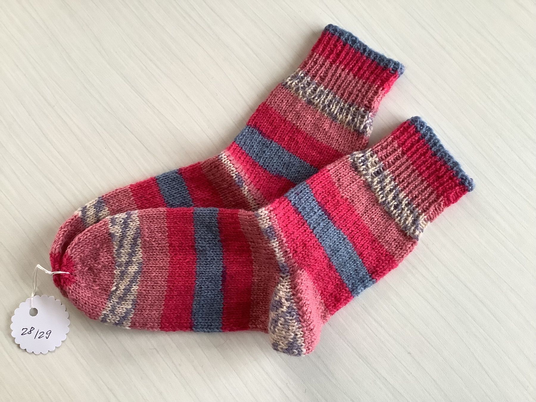 Calze per bambini: Handgestrickte Kindersocken Gr. 28/29 – Nuovo (secondo la descrizione) da Lichtensteig venduto da Buemo