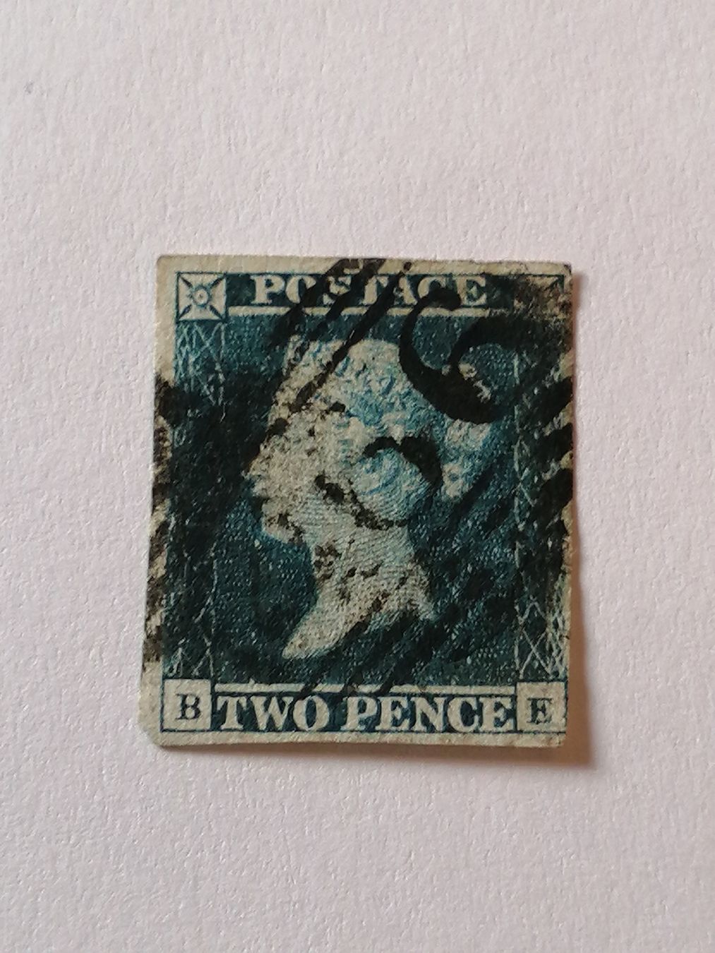 Tous les timbres: Two Pence Blue 1841, Platte 3 – D'occasion à Happerswil par tschergi