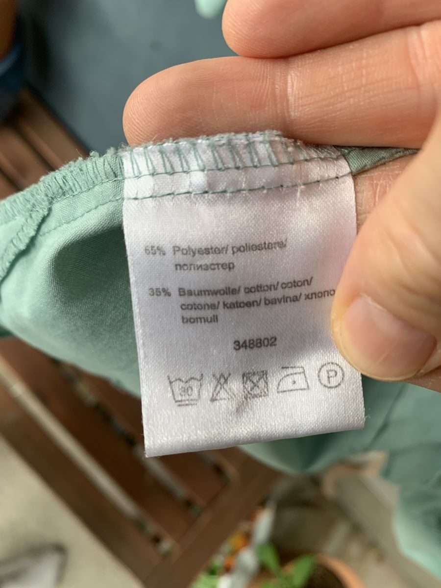 Camicie: Hemd Hellblau, Gr.M/L – Usato da Uster venduto da Flummi 2