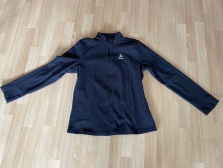 Odlo Funktionsshirt/ Midlayer/ Fleece schwarz Grösse S