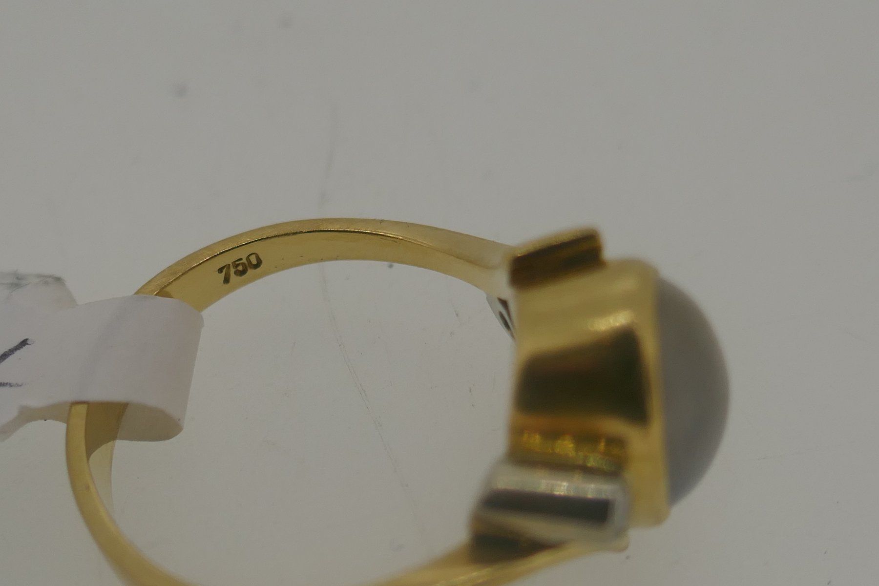 Anelli: Schöner Brillant Mondstein Ring  18 kt. Ringgr. 50 – Usato da Schaffhausen venduto da swisswatches-andmore 4