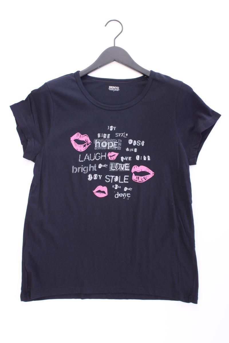 T-shirt: DKNY Printshirt Gr. L Kurzarm blau – Usato da Neustadt an der Waldnaab venduto da SecondLifeFashion