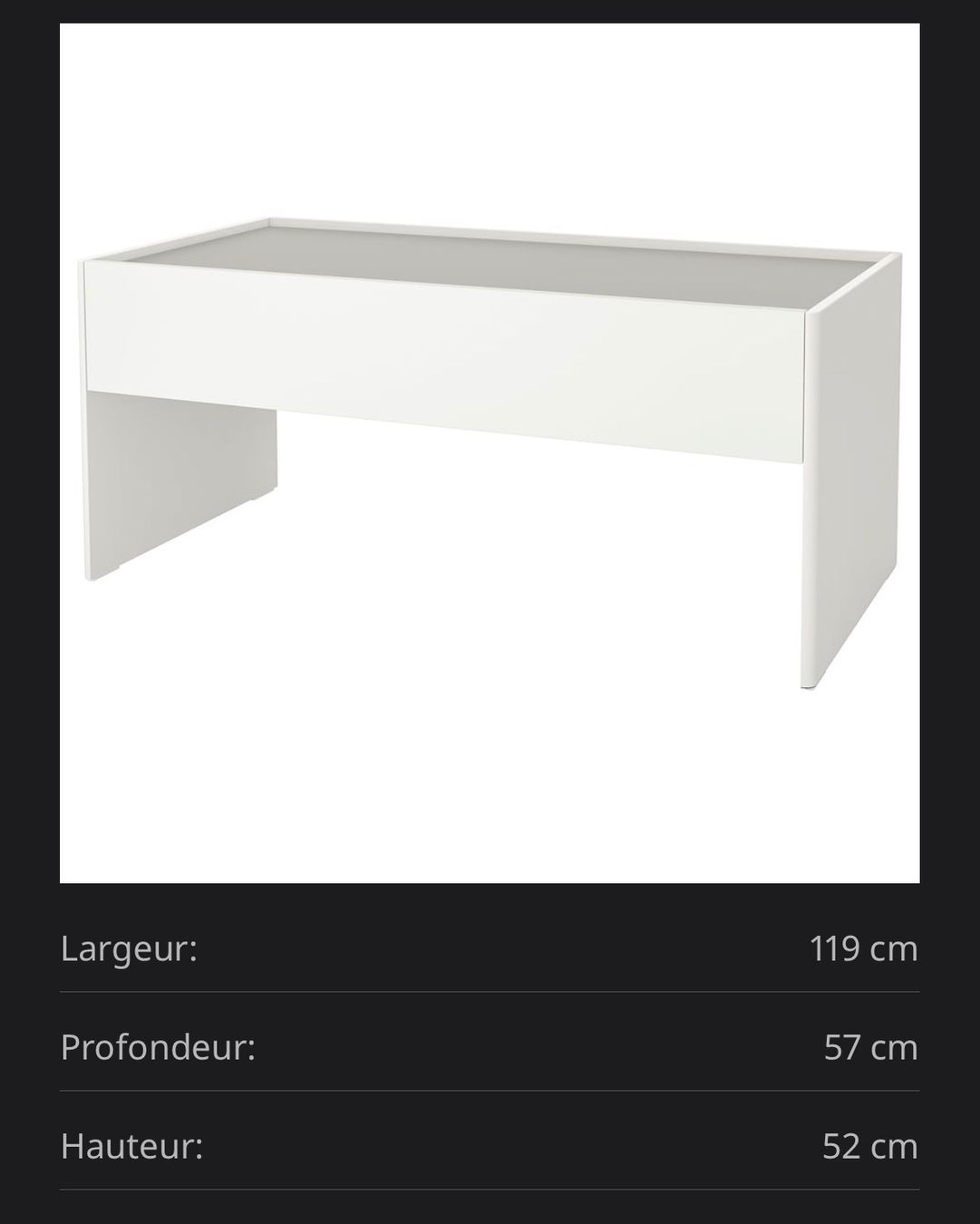 Ikea Tavoli: Spieltisch mit Stauraum – Usato da Bern venduto da mackan123 1