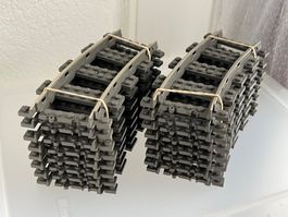 LEGO 9v Schienen Gebogen 16 stk.