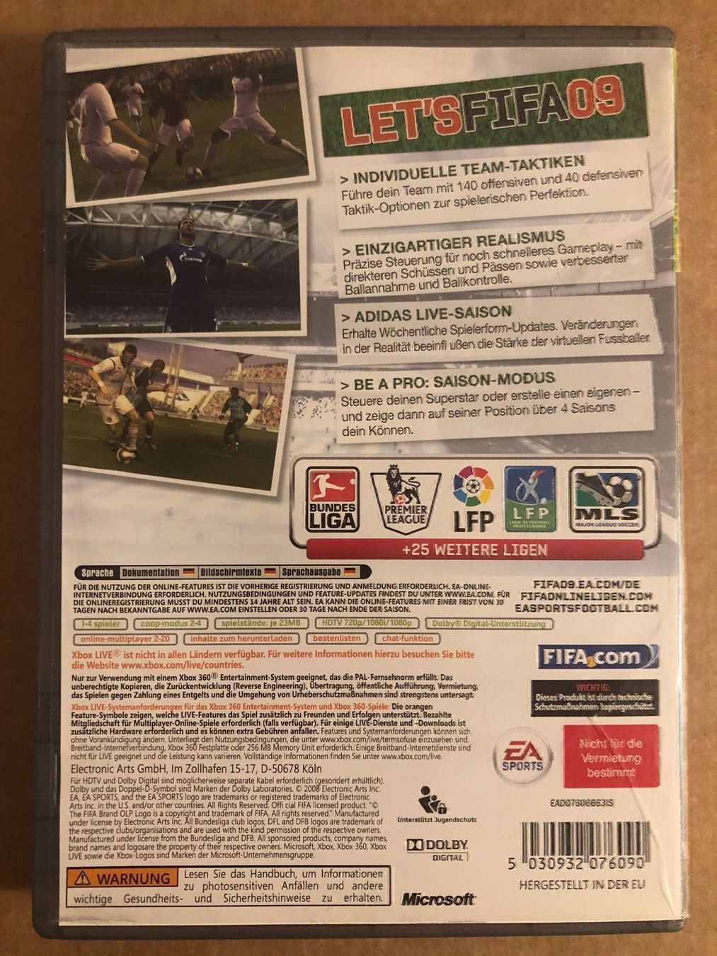 Microsoft Giochi: FIFA 09 für Xbox 360 – Usato da Kestenholz venduto da Mad18 1